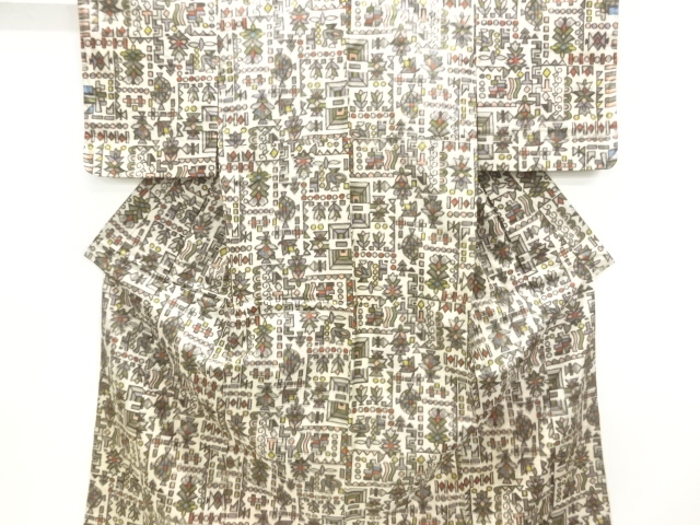 Japanese Kimono / Zugawari Silk